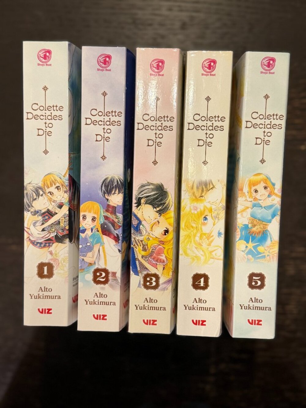 Colette Decides to Die Manga Vol 1-5 Set Alto Yukimura Shojo Beat VIZ